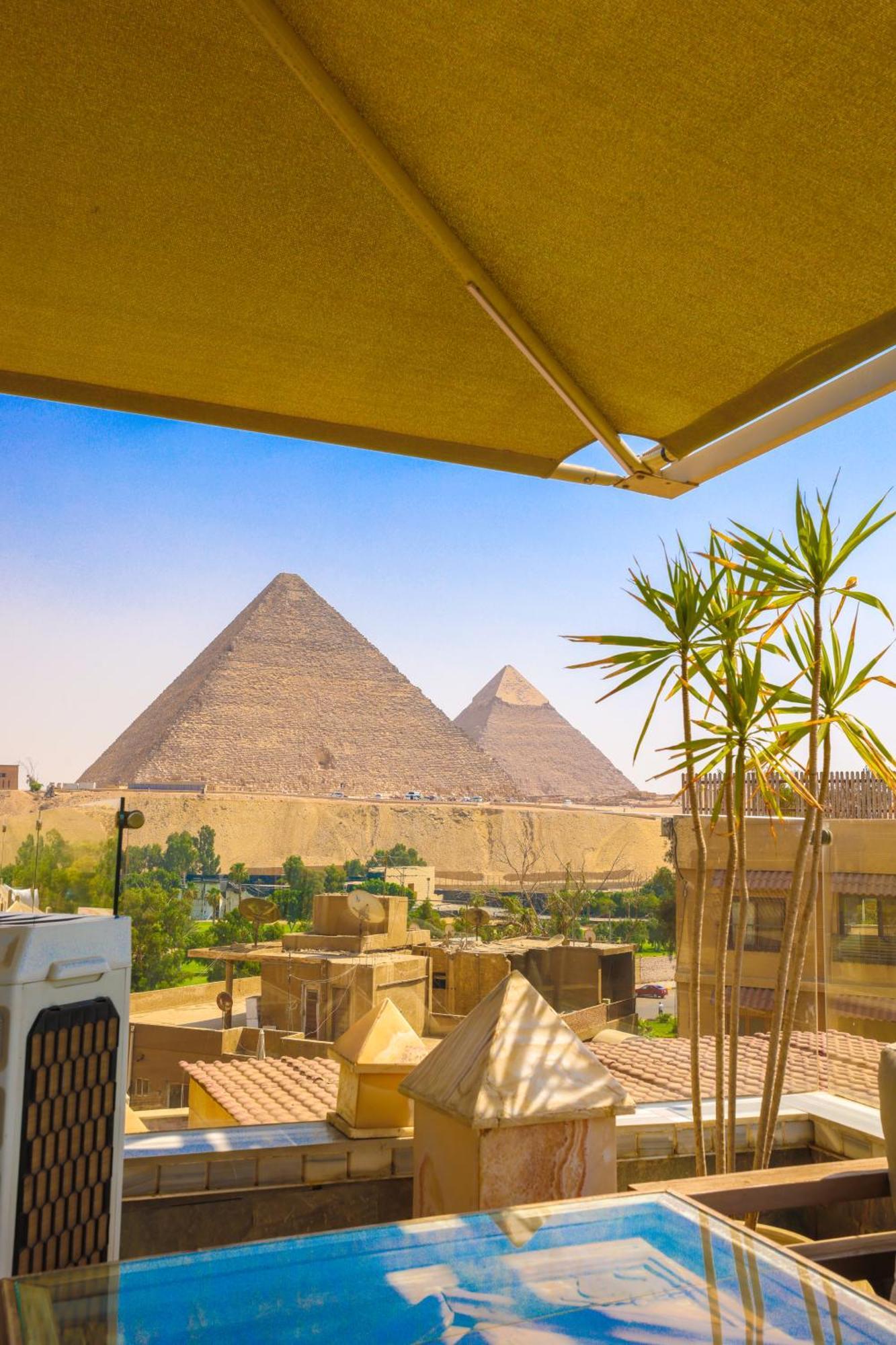 Onyx Pyramids Boutique Hotel Al Kawm al Akhdar Bagian luar foto